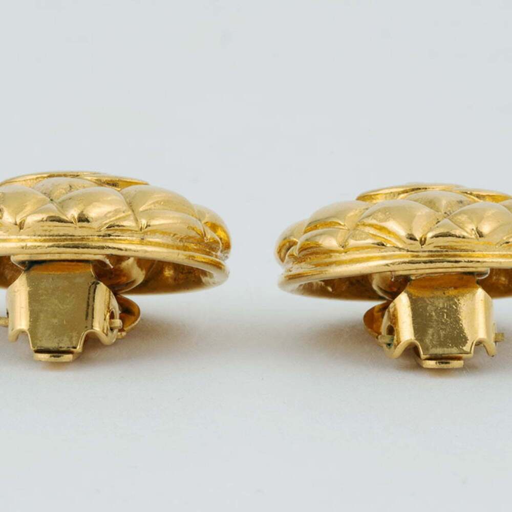 CHANEL Authentic Gold Earrings - Picture 7 of 11
